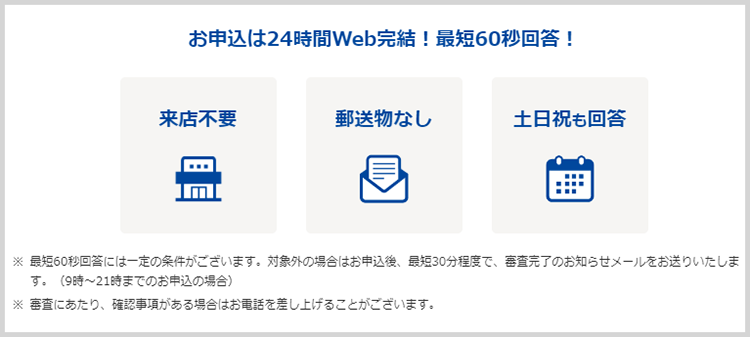 24時間いつでも申し込みできる「ネット」を利用するのがおすすめ