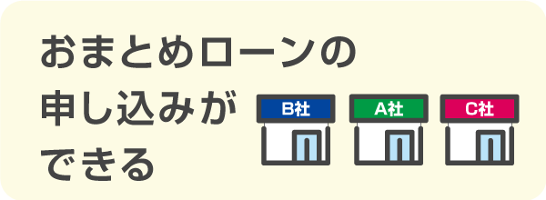 おまとめローンの申し込みができる