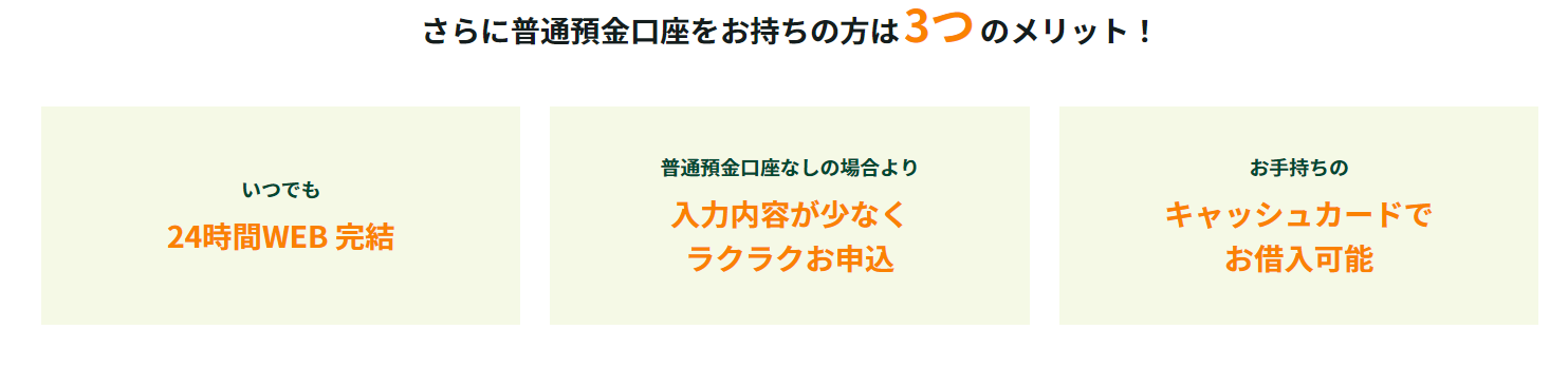 三井住友銀行の普通預金口座を所有している場合は入力内容が少ない